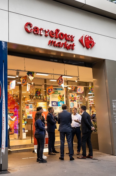 Façade Carrefour Market